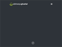 Tablet Screenshot of abhimanyughoshal.com